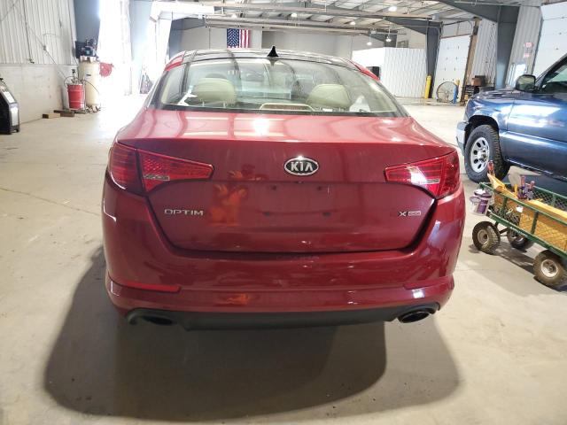 KNAGN4A74B5116131 - 2011 KIA OPTIMA EX RED photo 6