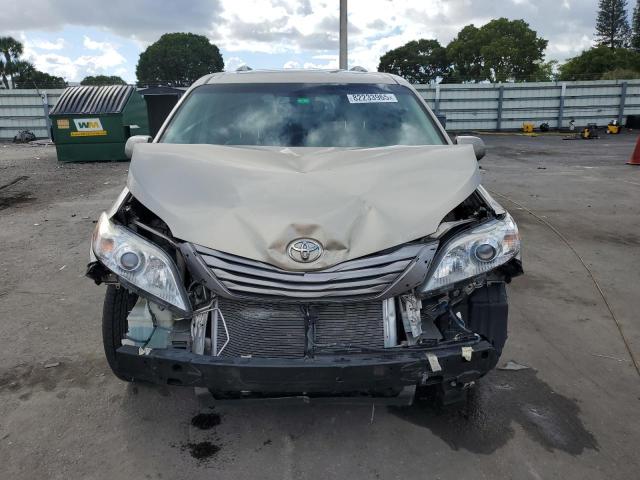 5TDYK3DC5FS580533 - 2015 TOYOTA SIENNA XLE BEIGE photo 5