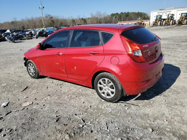 KMHCT5AE3DU114774 - 2013 HYUNDAI ACCENT GLS RED photo 2