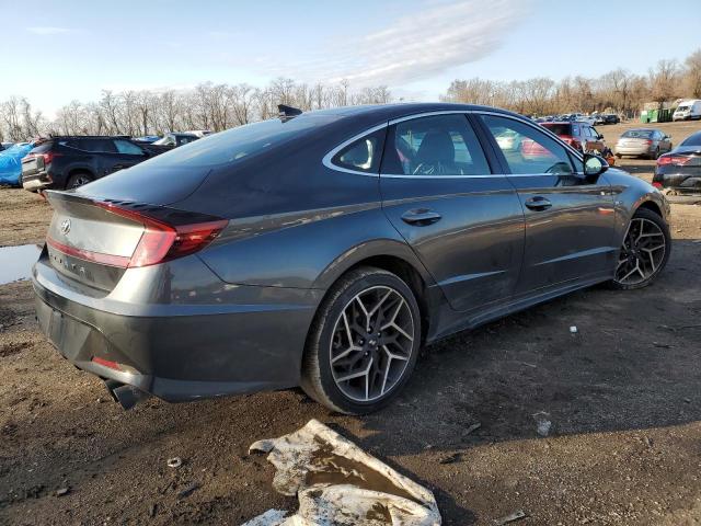 KMHL14JC9PA294797 - 2023 HYUNDAI SONATA N LINE GRAY photo 3