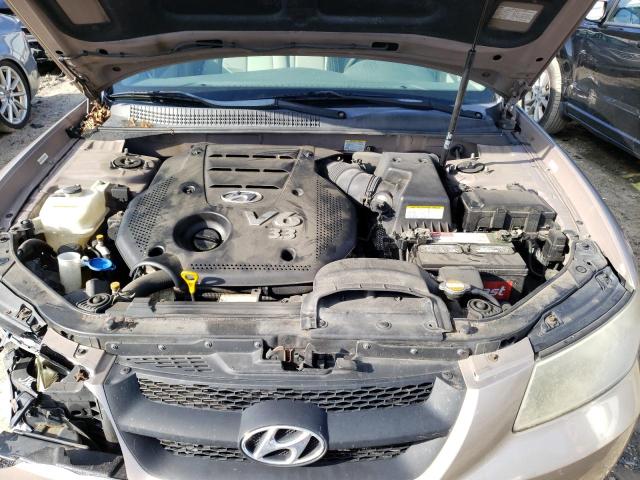 5NPET46F78H387130 - 2008 HYUNDAI SONATA GLS SILVER photo 11