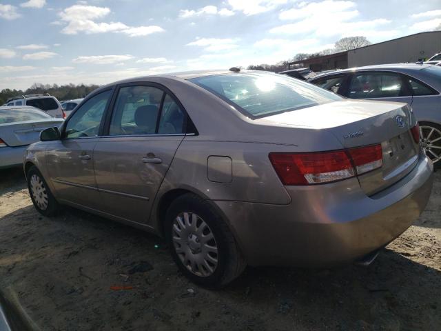 5NPET46F78H387130 - 2008 HYUNDAI SONATA GLS SILVER photo 2