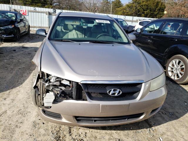 5NPET46F78H387130 - 2008 HYUNDAI SONATA GLS SILVER photo 5