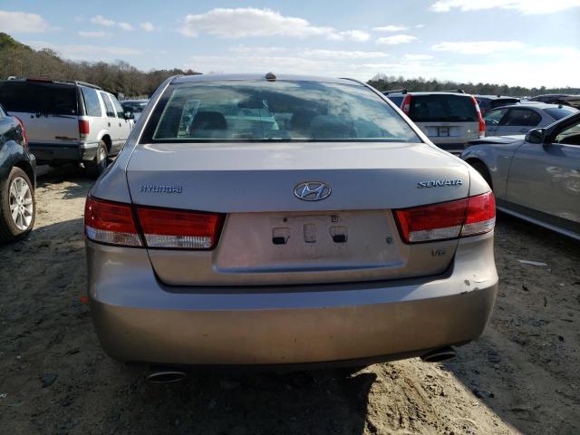 5NPET46F78H387130 - 2008 HYUNDAI SONATA GLS SILVER photo 6