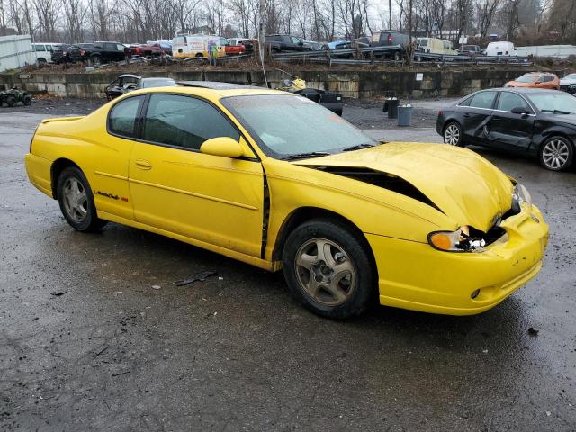 2G1WX12K139216159 - 2003 CHEVROLET MONTE CARL SS YELLOW photo 4