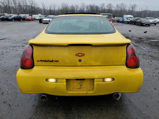 2G1WX12K139216159 - 2003 CHEVROLET MONTE CARL SS YELLOW photo 6