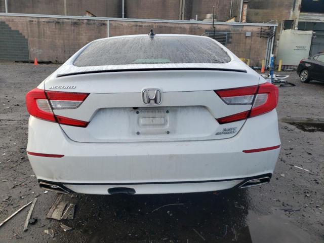 1HGCV2F33NA025506 - 2022 HONDA ACCORD SPORT WHITE photo 6