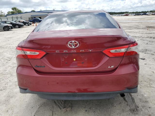 4T1B11HK9JU592294 - 2018 TOYOTA CAMRY L 红色 照片 6