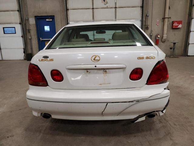 JT8BD69SX10128573 - 2001 LEXUS GS 300 WHITE photo 6