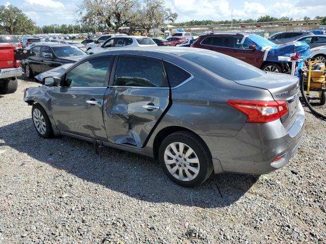 3N1AB7AP7KY392909 - 2019 NISSAN SENTRA S GRAY photo 2