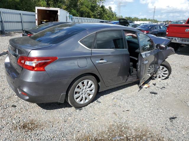 3N1AB7AP7KY392909 - 2019 NISSAN SENTRA S GRAY photo 3