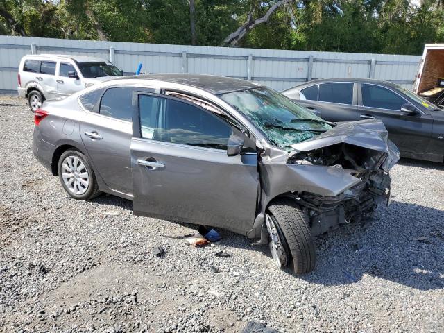 3N1AB7AP7KY392909 - 2019 NISSAN SENTRA S GRAY photo 4