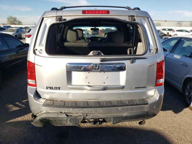 5FNYF3H91CB011309 - 2012 HONDA PILOT TOURING SILVER photo 6