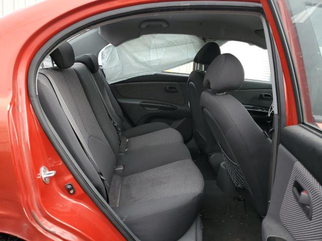 KNADH4A35B6926742 - 2011 KIA RIO BASE ORANGE photo 10