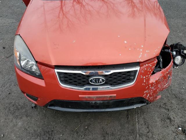 KNADH4A35B6926742 - 2011 KIA RIO BASE ORANGE photo 11