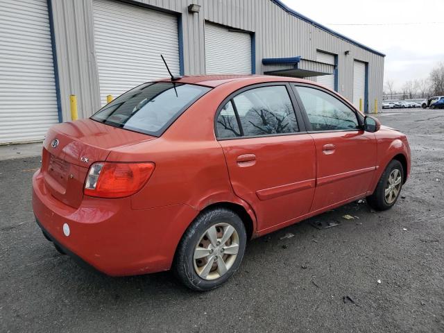 KNADH4A35B6926742 - 2011 KIA RIO BASE ORANGE photo 3