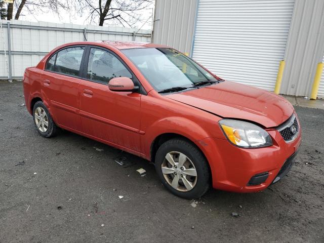 KNADH4A35B6926742 - 2011 KIA RIO BASE ORANGE photo 4