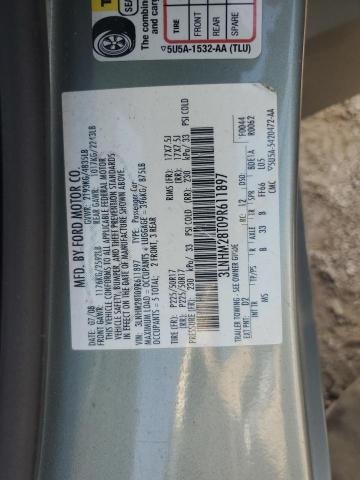 3LNHM28T09R611897 - 2009 LINCOLN MKZ GREEN photo 12