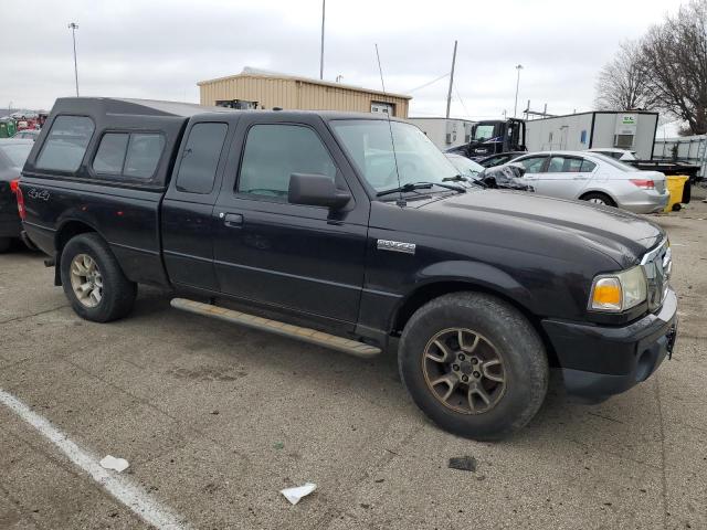 1FTZR45E48PA88496 - 2008 FORD RANGER SUPER CAB BLACK photo 4