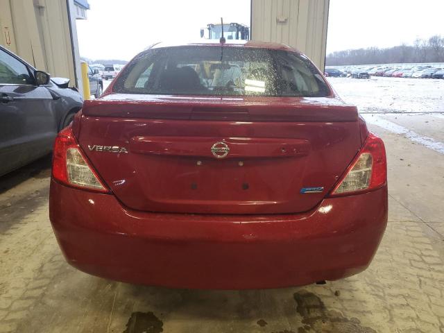 3N1CN7APXEL857314 - 2014 NISSAN VERSA S RED photo 6