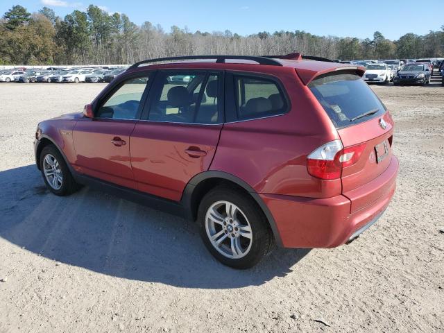 WBXPA93436WG78879 - 2006 BMW X3 3.0I RED photo 2