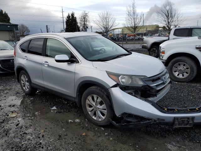 2HKRM4H7XDH638821 - 2013 HONDA CR-V EXL SILVER photo 4