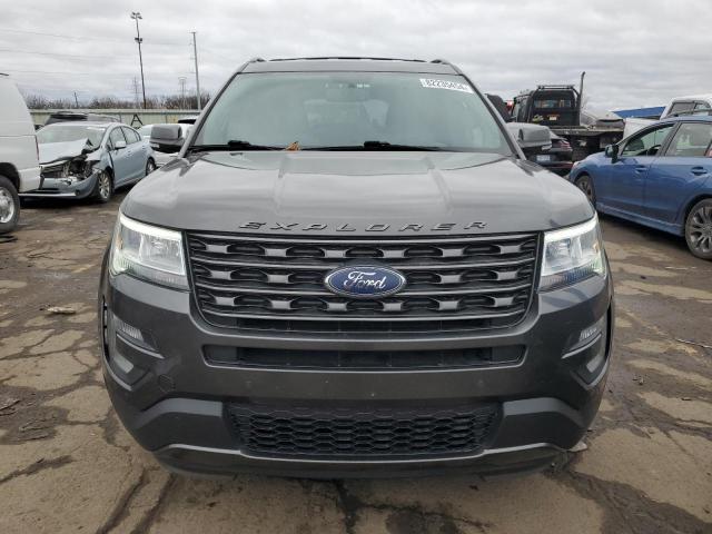 1FM5K8D82HGE21974 - 2017 FORD EXPLORER XLT GRAY photo 5