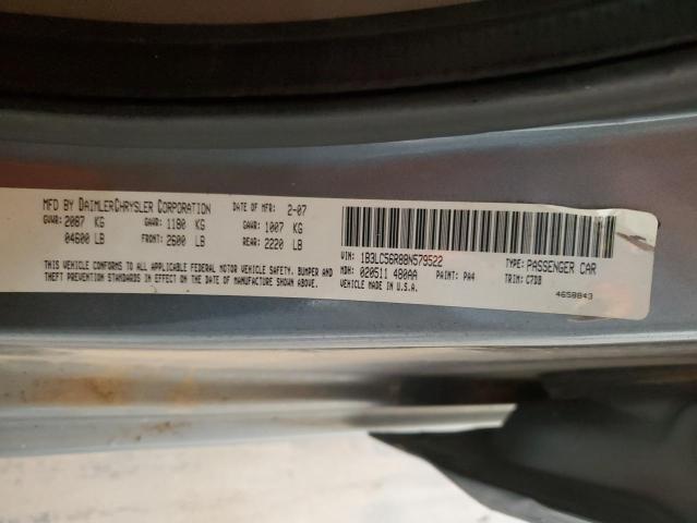 1B3LC56R88N579522 - 2008 DODGE AVENGER SXT GRAY photo 12