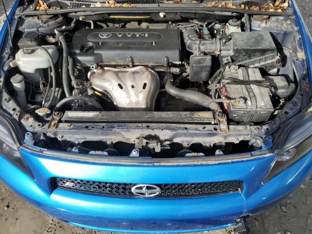 JTKDE3B7XA0314697 - 2010 TOYOTA SCION TC BLUE photo 11