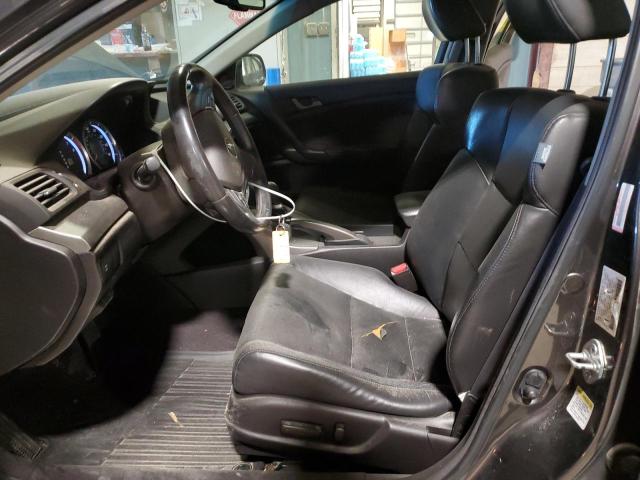 JH4CU2F65AC014063 - 2010 ACURA TSX GRAY photo 7