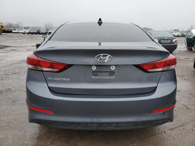 KMHD84LFXHU130868 - 2017 HYUNDAI ELANTRA SE GRAY photo 6