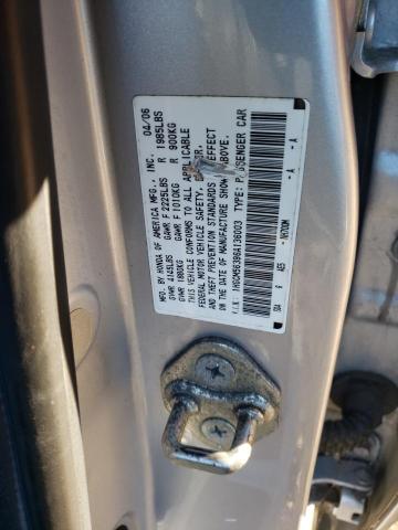 1HGCM56396A136003 - 2006 HONDA ACCORD SE SILVER photo 12