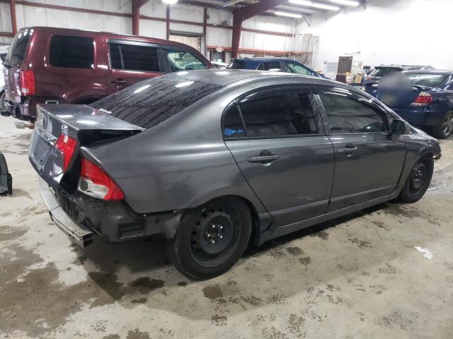 2HGFA165X9H305340 - 2009 HONDA CIVIC LX GRAY photo 3