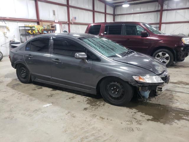 2HGFA165X9H305340 - 2009 HONDA CIVIC LX GRAY photo 4