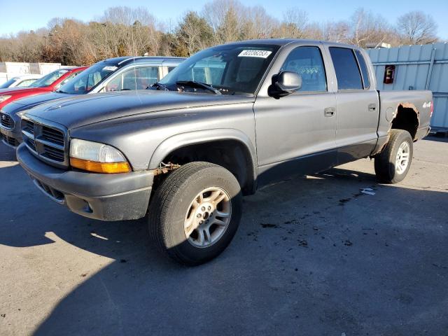 1D7HG38N73S297153 - 2003 DODGE DAKOTA QUAD SPORT GRAY photo 1