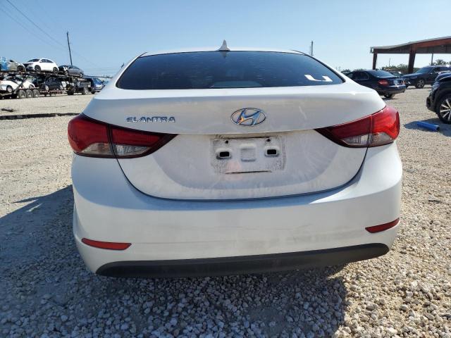 5NPDH4AE5FH591689 - 2015 HYUNDAI ELANTRA SE WHITE photo 6