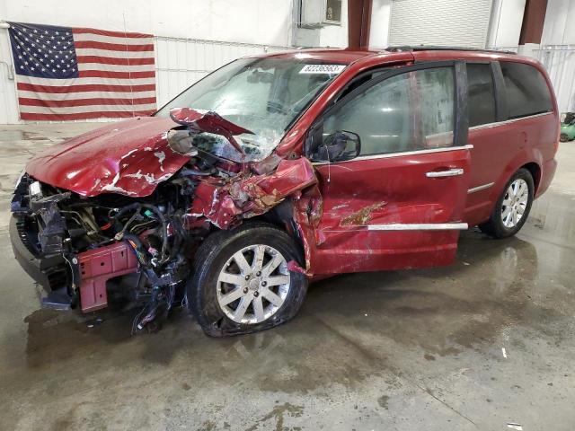 2C4RC1CG4CR393170 - 2012 CHRYSLER TOWN & COU TOURING L RED photo 1