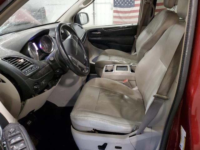 2C4RC1CG4CR393170 - 2012 CHRYSLER TOWN & COU TOURING L RED photo 7