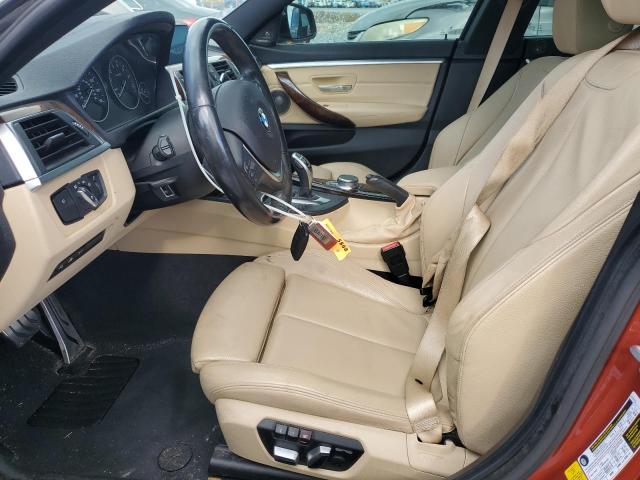 WBA4J5C56JBF07736 - 2018 BMW 440I GRAN COUPE MAROON photo 7