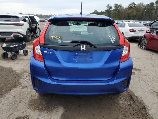 3HGGK5H54HM713791 - 2017 HONDA FIT LX BLUE photo 6