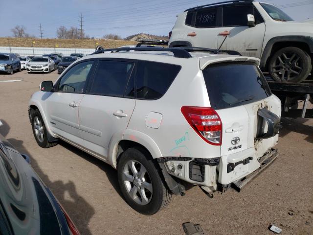 2T3DF4DV0BW152288 - 2011 TOYOTA RAV4 LIMITED WHITE photo 2