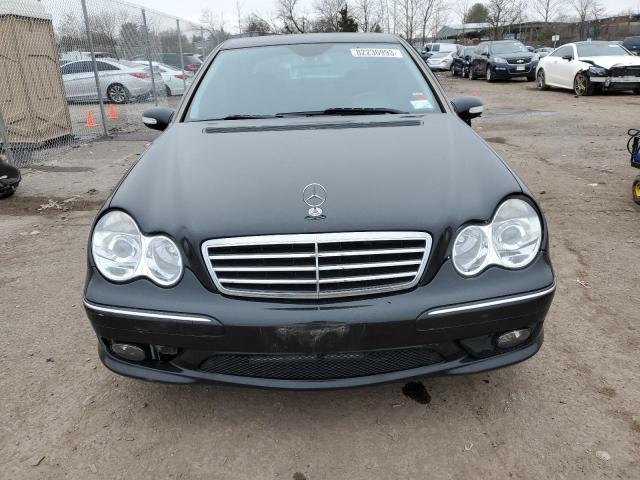 WDBRF52H87F928330 - 2007 MERCEDES-BENZ C 230 BLACK photo 5