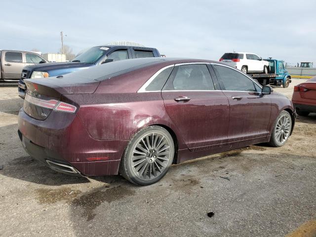 3LN6L2LU2DR815863 - 2013 LINCOLN MKZ HYBRID BURGUNDY photo 3