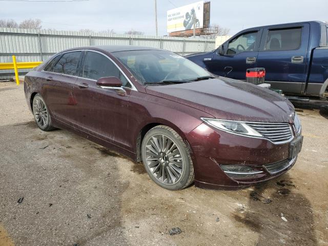 3LN6L2LU2DR815863 - 2013 LINCOLN MKZ HYBRID BURGUNDY photo 4