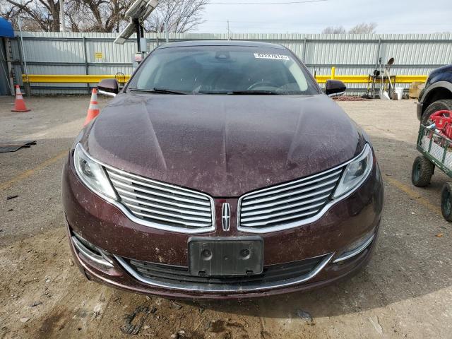 3LN6L2LU2DR815863 - 2013 LINCOLN MKZ HYBRID BURGUNDY photo 5