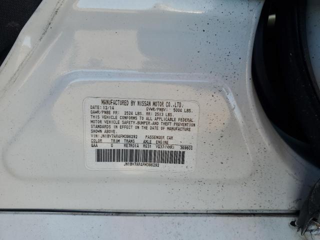 JN1BV7AR4FM396292 - 2015 INFINITI Q50 BASE თეთრი ფოტო 12