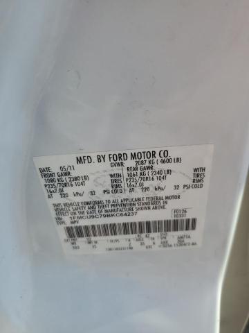 1FMCU9C79BKC64237 - 2011 FORD ESCAPE XLS Ağ foto 12