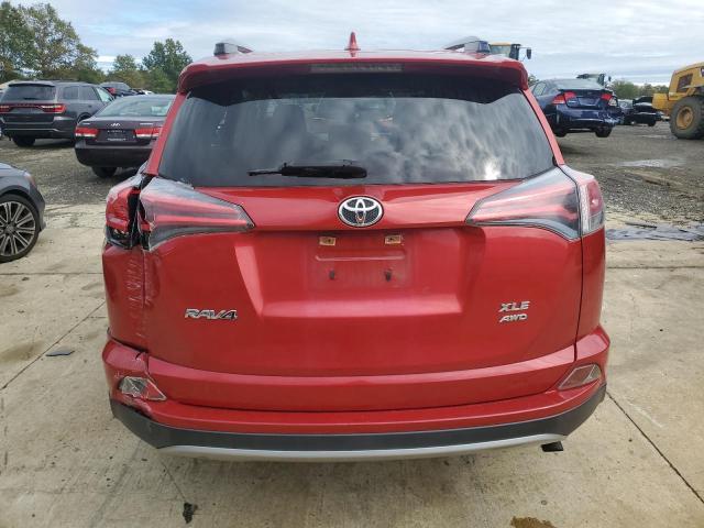 JTMRFREV7HJ121029 - 2017 TOYOTA RAV4 XLE RED photo 6