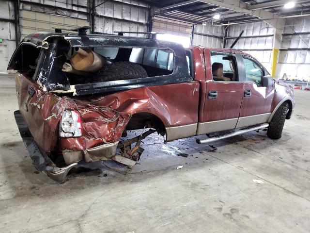 1FTPW14V06KD74582 - 2006 FORD F 150 SUPERCREW BURGUNDY photo 3