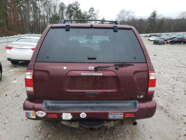 JN8DR09Y74W901986 - 2004 NISSAN PATHFINDER LE MAROON photo 6